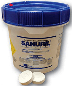 SANURIL® Chlorination Tablets - 45 Pound Pail